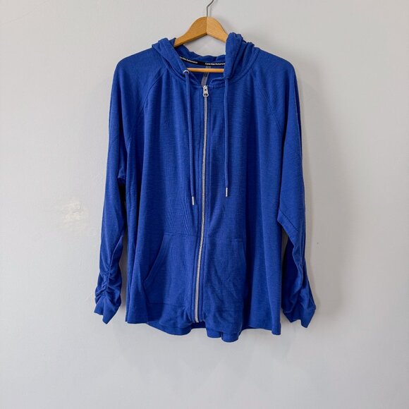 Calvin Klein Performance Sport Zip-Up Hoodie Sweater - 3X - Picture 2 of 9